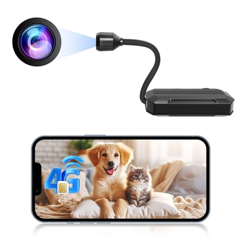 BEEDMXU 4K HD 4G LTE Cellular Hidden Surveillance Camera (No