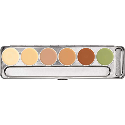 Paleta de Corretivo Dermacolor Camouflage 6 cores, Kryolan, BP 1