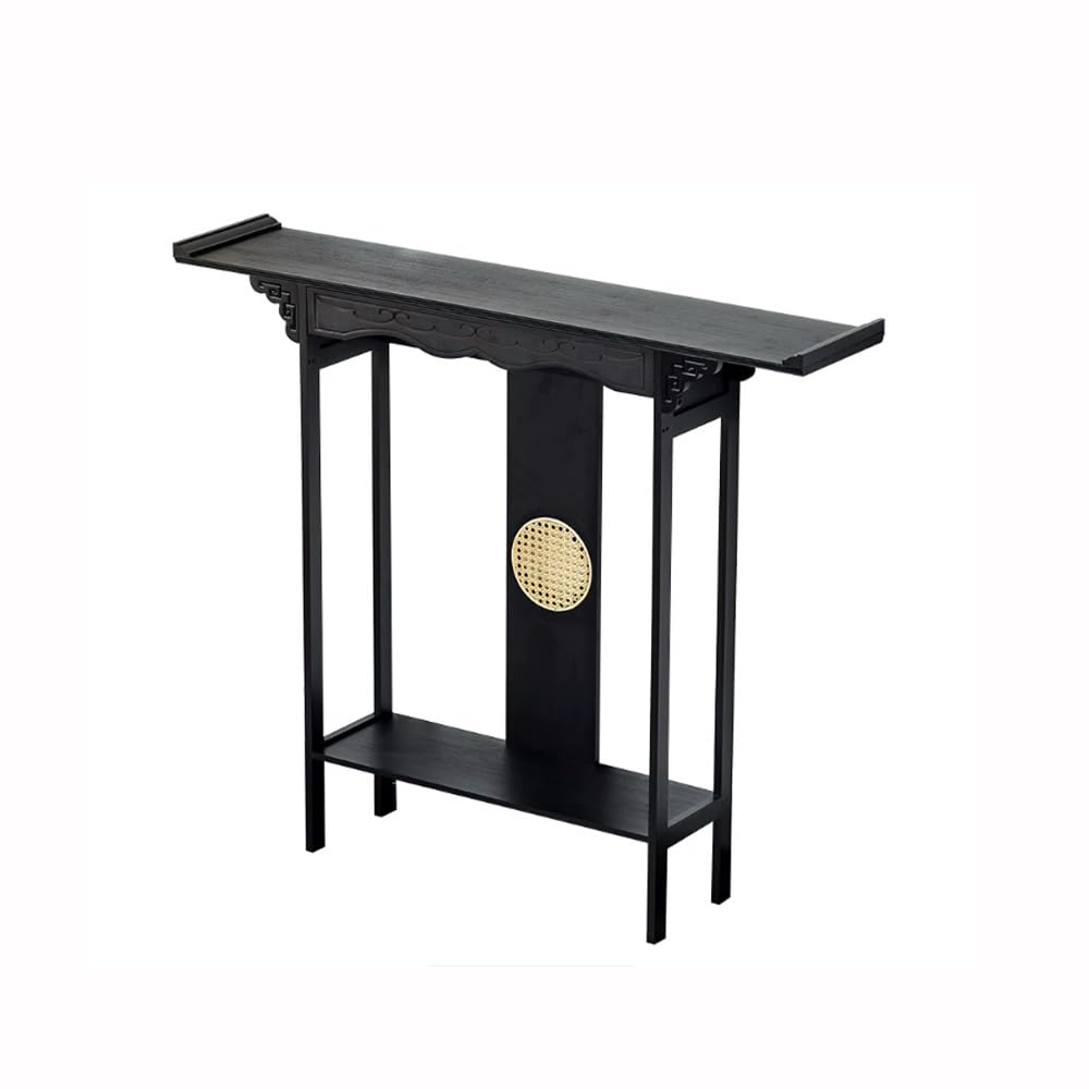 Tavola d'altare Cinese Tavolo da Ingresso con cassetto for Ripiani espositivi | Consolle in legno(Piccolo)
