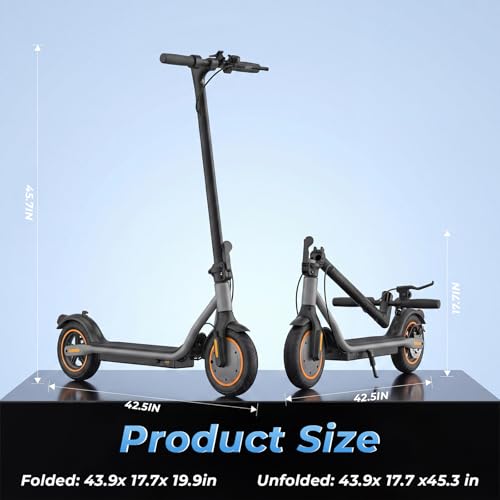 Image of Electric Scooter - Electric Scooter Adults, 1200W /1000W /500W Motor, 28 /24 /21 /18 MPH Top Speed,28 /21 Miles Max Range, APP Control, Double Braking Systems, 10 inch /8.5 inch Tire, Foldable E-Scooter