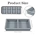 PercyEffie 4Pcs Gray Silicone Tray Dividers for Harvest Right Freeze Dryer Medium Trays Food Grade Silicone Freeze Dryer Accessories Dishwasher Safe Reusable Non-Slip