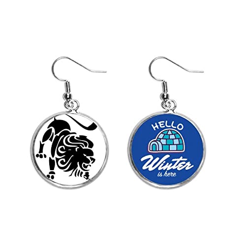 Pendientes de Leo con diseño de alta joyería en gota cristalina