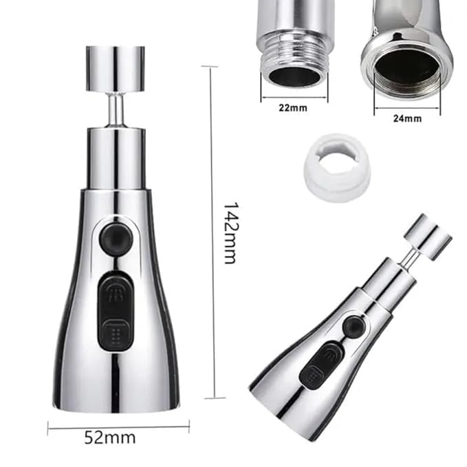 Image of Tap Extender for Kitchen Sink, Flexible Faucet with Tap Extension for Convenient Use Upgrade Your Kitchen Sink with Flexible Tap for Easy Access