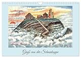 Gruß von der Schneekoppe (Wandkalender 2026 DIN A4 quer), CALVENDO Monatskalender: Ansichtskarten und Notgeld aus dem Riesengebirge - Henning von Löwis of Menar 