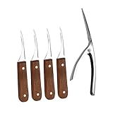 Cabilock Cuchillo para Camarones De Concha Removedor De Línea De Camarones Pelador De