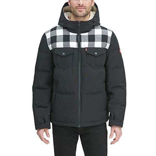 Image of Levi's Men's Performance Hooded Puffer Trucker Jacket (Regular & Big & Tall Sizes)