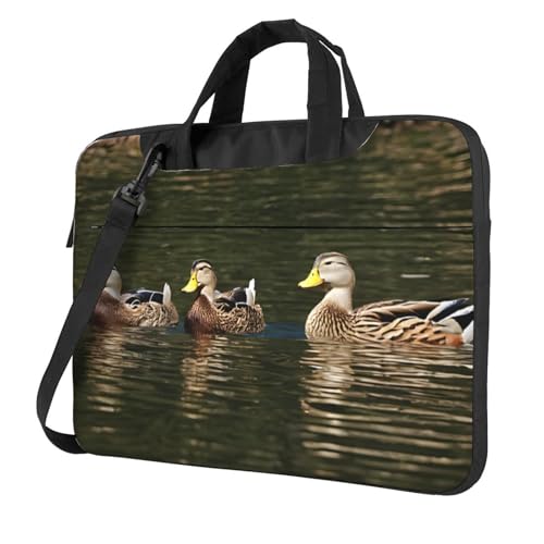 Sac ordinateur portable résistant aux chocs avec bandoulière Loon Nature