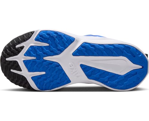 NIKE Boy's Sneaker Low, Hyper Royal White Black White, 29.5 EU2