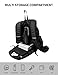 MOSYQI Men's Waterproof Motorcycle Helmet Backpack - Large Capacity Riding Backpack with Reflective Strip