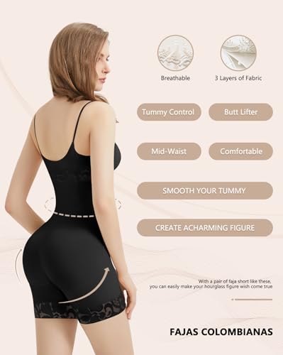 Butt Lifter Shapewear for Women Tummy Control Shorts High Waisted Panties Boyshorts Slimming Underwear4