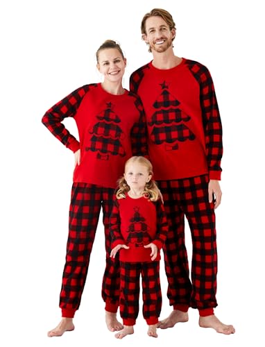 PATPAT Christmas Pajamas for Family Fleece Matching Christmas Pajamas Xmas Holiday Jammies Sleepwear Pjs Sets