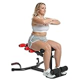 MERACH Upgrade Deep Squat Machine for Overweight, Dual Spring Assist& 350LB Weight Capacity, Glute Trainer Machine, Easy Setup & Leg Home Workout Machine