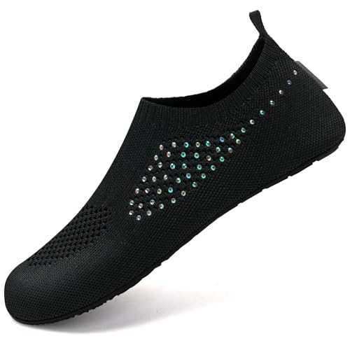 Image of WateLves Womens Barefoot Water Shoes Travel House Slippers for Indoor and Outdoor Aqua Socks for Beach Swim Surf Yoga Dancing Camping Must Haves