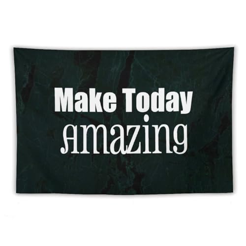 Tapiz para colgar en la pared Yelolyio con frases de decoración para salón 152x228 cm