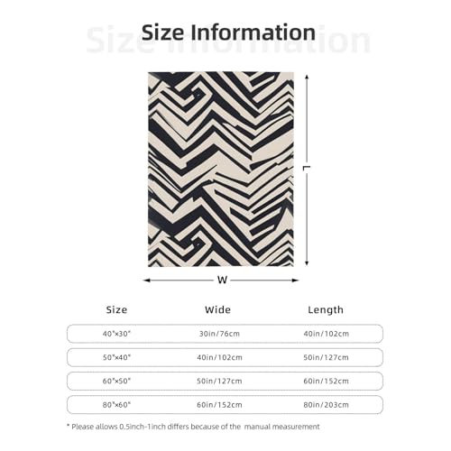 Couverture douce épaisse zigzag grand plaid lit canapé camping