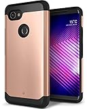 Google Pixel 2 XL Case, Caseology [Legion Series] Slim Heavy Duty Protection Dual Layer Armor for Google Pixel 2 XL (2017) - Copper Gold