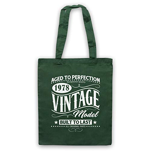 Sac d'emballage 1978 Vintage cadeau d'anniversaire original personnalisé
