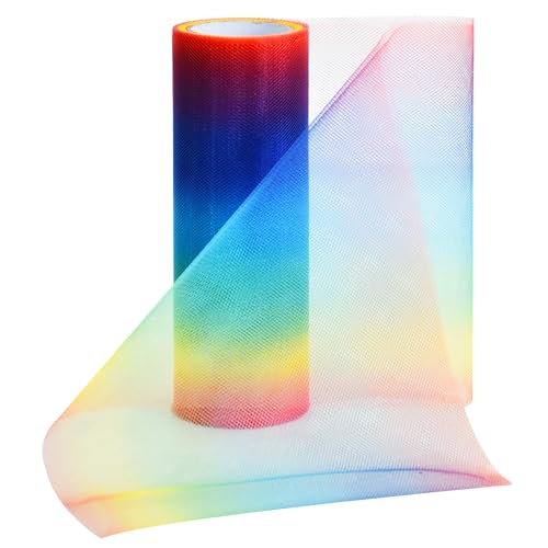 Tulle féerique arc-en-ciel pour transformer une fête d'anniversaire