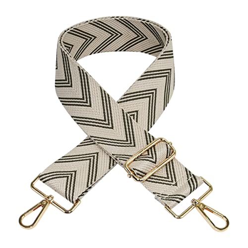 YERUUE Verstellbarer Schultergurt für Taschen 5CM, Taschengurt Breit Mehrfarbiger 75-135cm Schulterriemen Umhängegurt Taschen Damen Herren, Taschenriemen für Handtaschen (Grau) Cover