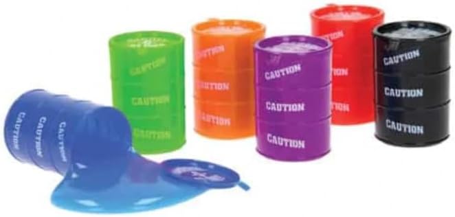 TITATO (6 Pack) Cute Shaped Liquid Slime Putty Mud Oil Clay for Kids Boys Girls Sludge Toy for Fun, Gift, Prize in Variant Color