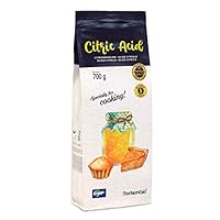 Nortembio Zitronensäure in Lebensmittelqualität, 100% rein 700 g – natürlichen Ursprungs, ohne Gentechnik – für Küche, Backen, Marmeladen & Käse + kostenlosem Rezeptbuch