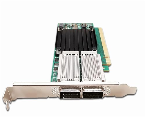 Adaptador de red para servidor ConnectX-4 EDR +100GbE MCX456A-ECAT con doble puerto QSFP28 100Gb NIC PCIe x16 (CX456A 2X QSFP28) miniatura 3