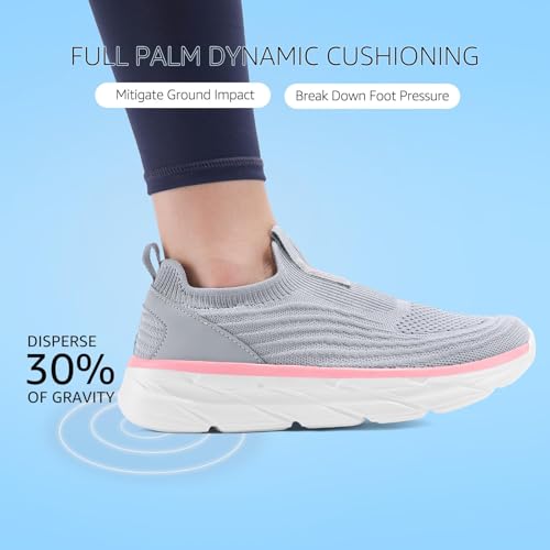 Image of STQ Womens Walking Shoes Slip On Tennis Shoes Comfortable Lightweight Memory Foam Orthopedic Sneakers for Indoor Outdoor Gym Workout Sports