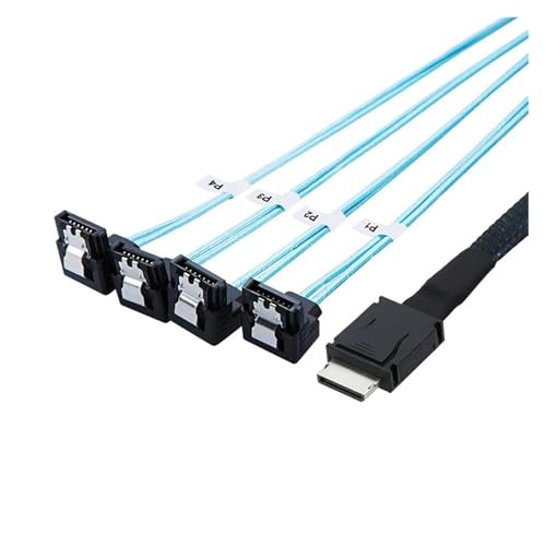 Cable adaptador PCI-ESFF-8611 a SATA 0.5m miniatura 3