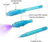 KERRT Invisible Pen with UV Light Secret Message Pens(Pack of 4)