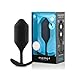 b-Vibe Snug Plug 4 Ultra-Comfortable 257-Gram Weighted Silicone Butt Plug - Black