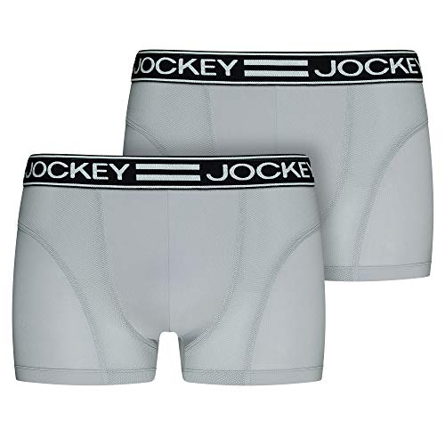 Preisvergleich Produktbild Jockey Microfiber Active Trunk 2Pack, Gray, M