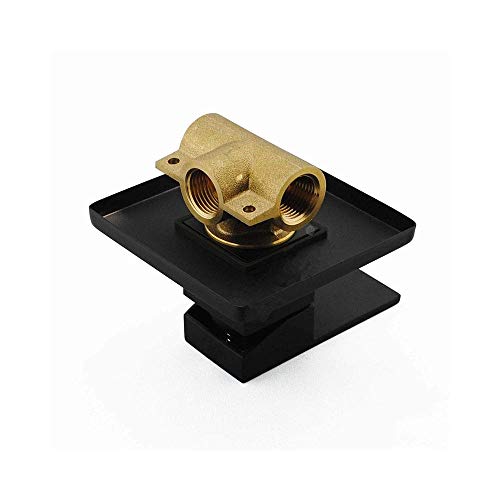 Robinet de douche noir mat combiné avec douche de tête carrée encastrée - 6