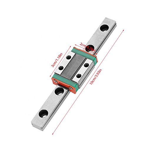 lml9b 9mm linear rail mini bearing steel rail slide rail slide block variety length 100mm