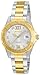 Invicta Women's 'Pro Diver' Quartz Stainless Steel Casual Watch, Color:Silver-Toned (Model: 12852)