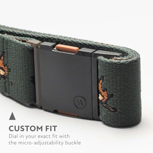 Image of Arcade Belts A2 Unisex Adventure Belt: Heavy Duty Stretch, Metal Free Buckle
