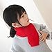 Piewag Kids Knit Scarf Toddler Winter Warm Scarves Neck Warmer Fashion Solid Color Scarf for Boys Girls Red