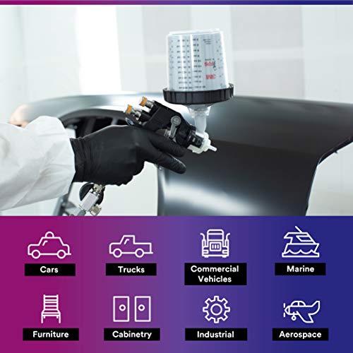 3M Pps (Original Series) Paint Spray Gun Cup Lids And Liners Kit, 16000, Standard, 22 Oz, 200-Micron Filter, Use W/ Paint Gun For Cars, Furniture, Home, 50 Disposable Lids And Liners, 20 Sealing Plugs #TOP4