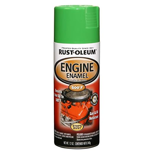 Rust-Oleum 248951, Grabber Green, 12 oz, Automotive Engine Enamel Spray Paint