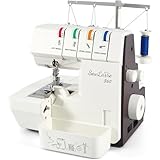 Upgraded Serger Overlock Sewing Machine, 2/3/4 Thread Capability, Easy Open Threading, Rolled Hem, Differential Feed, Pro Overlocker for Beginners and Tailors