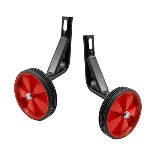 Image of Pair of Black Bicycle Auxiliary Wheel Children's Bicycle Accessories,Training Wheels Kids Bike Children Training Bike Wheel
