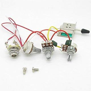 Pxyelec Faisceau de câblage pré-câblé 3 potentiomètres 500 K 1 volume, 2 boutons de contrôle de tonalité et 5… - Les Beatles, Paul McCartney, John Lennon, RIngo Starr, George Harrison Pxyelec Faisceau de câblage pré-câblé 3 potentiomètres 500 K 1 volume, 2 boutons de contrôle de tonalité et 5… – Image 7