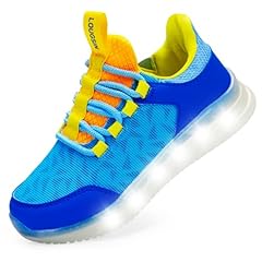 Light Blue Boys Light Up Shoes