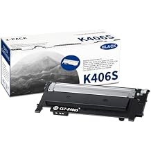 1 PK K406S Black Toner Cartridge 2,500 Pages High-Yield Compatible, K406S, Replacement for Samsung Xpress C46x C41x CLX-330x C410W C460W C460FW C412W/C413W C462W/C462FW C463W/C463FW CLP-365 Printer