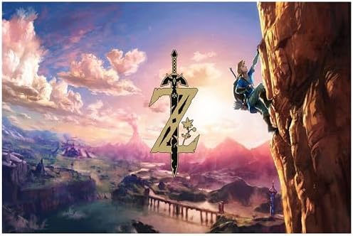 Legends of Zelda Poster Quote Posters Merch Cinematic Video Game Merchandise Birthday Themed Decorations Vintage Gamers Collectibles Legend Toys Print Decor Wall Art Mindset Party Prints P130 image 2