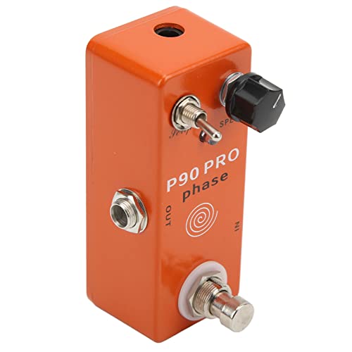 Phases Shifter, Good Timbre Easy Adjustment Phase Effect SCRIPT Switch avec True Bypass pour guitares électriques - Les Beatles, Paul McCartney, John Lennon, RIngo Starr, George Harrison Phases Shifter, Good Timbre Easy Adjustment Phase Effect SCRIPT Switch avec True Bypass pour guitares électriques