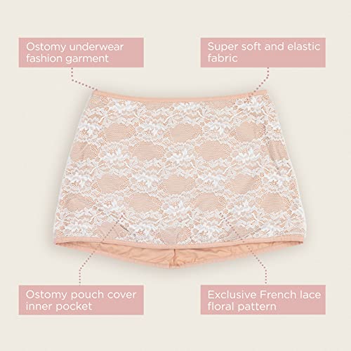 Ostomy Wrap Cream | Siil Ostomy | Colostomy Bag Holder Inside | Ostomy Belt | Ostomy Bag Cover (M) #TOP4