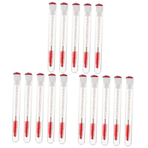 Beavorty 30 Pezzi Diamante Pennello Mascara Spazzola Per La Pulizia Delle Ciglia Spazzola Per Ciglia Usa E Getta Lash Mascara Tubo Scovolino Spazzola Di Plastica Per Ciglia