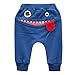 POLG 0-3 Years Baby Children Kids Boys Girls Cartoon Shark Tongue Harem Pants Trousers Pants (Blue, 6-12 Months)