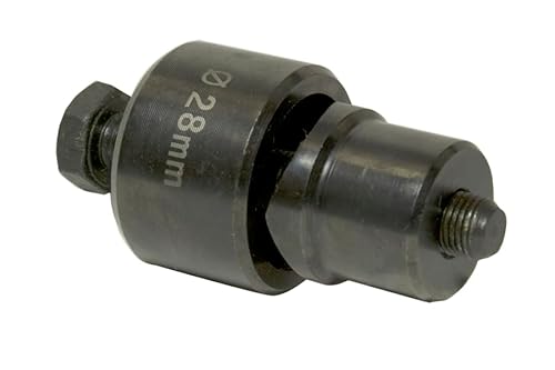 Einfachlocher Blechstanzer Waschbecken Edelstahl VA V2A V4A Ø 28mm