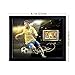 ORIMAMI Gifts for Soccer Player Neymar Jr. Fans - Sport Star Picture Desktop Framed Photo 8x6 Inches with Signed and 1x35mm Film Mini Cell Display